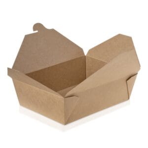 Open 1900ML KRAFT TAKEAWAY BOX