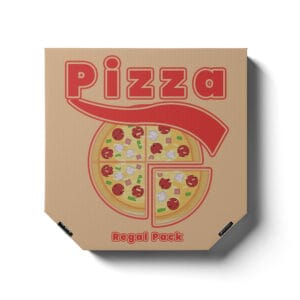 Personalized, bespoke and Customized Square Pizza Box