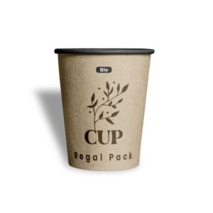 Personalized, Bespoke and Customized Kraft Single Wall Paper Cups with Digital Print