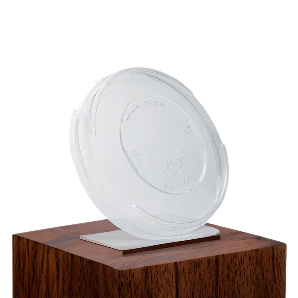 Flat paper bowls lid