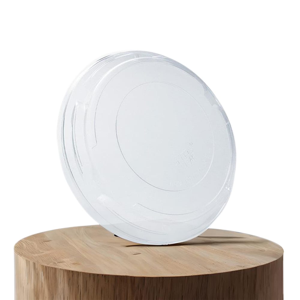 Flat paper bowls lid