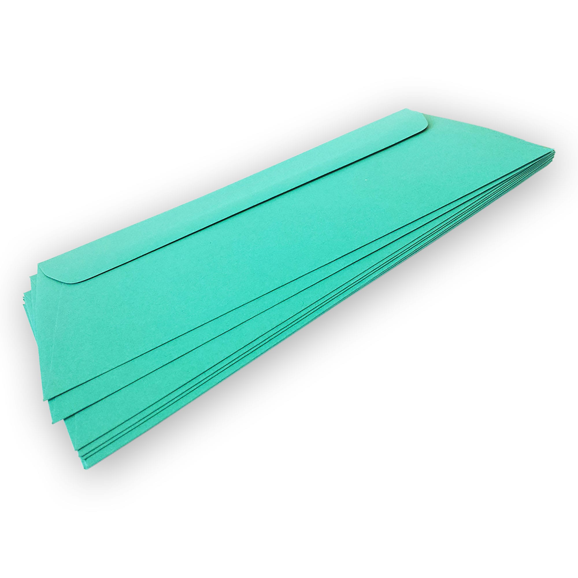 Ocean Green High Quality Vanguard Gummed Straight Flap DL Envelopes 120GSM - Image 2
