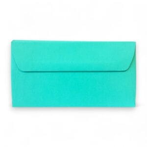 Ocean Green High Quality Vanguard Gummed Straight Flap DL Envelopes 120GSM