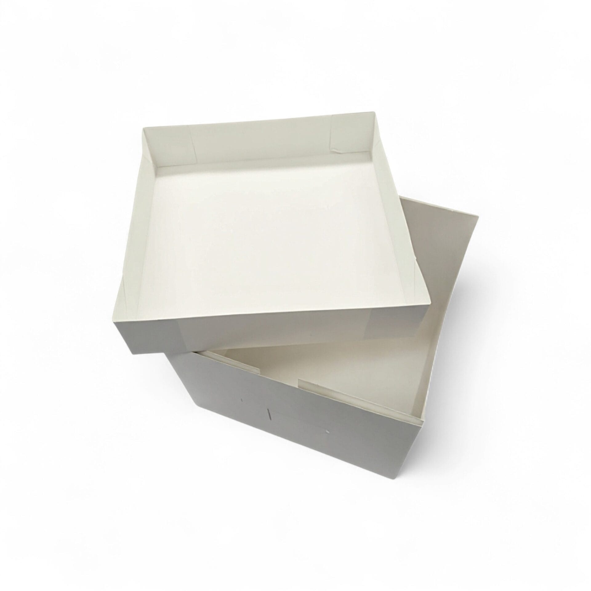 White Square Cake Boxes 10" 12" 14" Wide and 6" Tall - Image 4