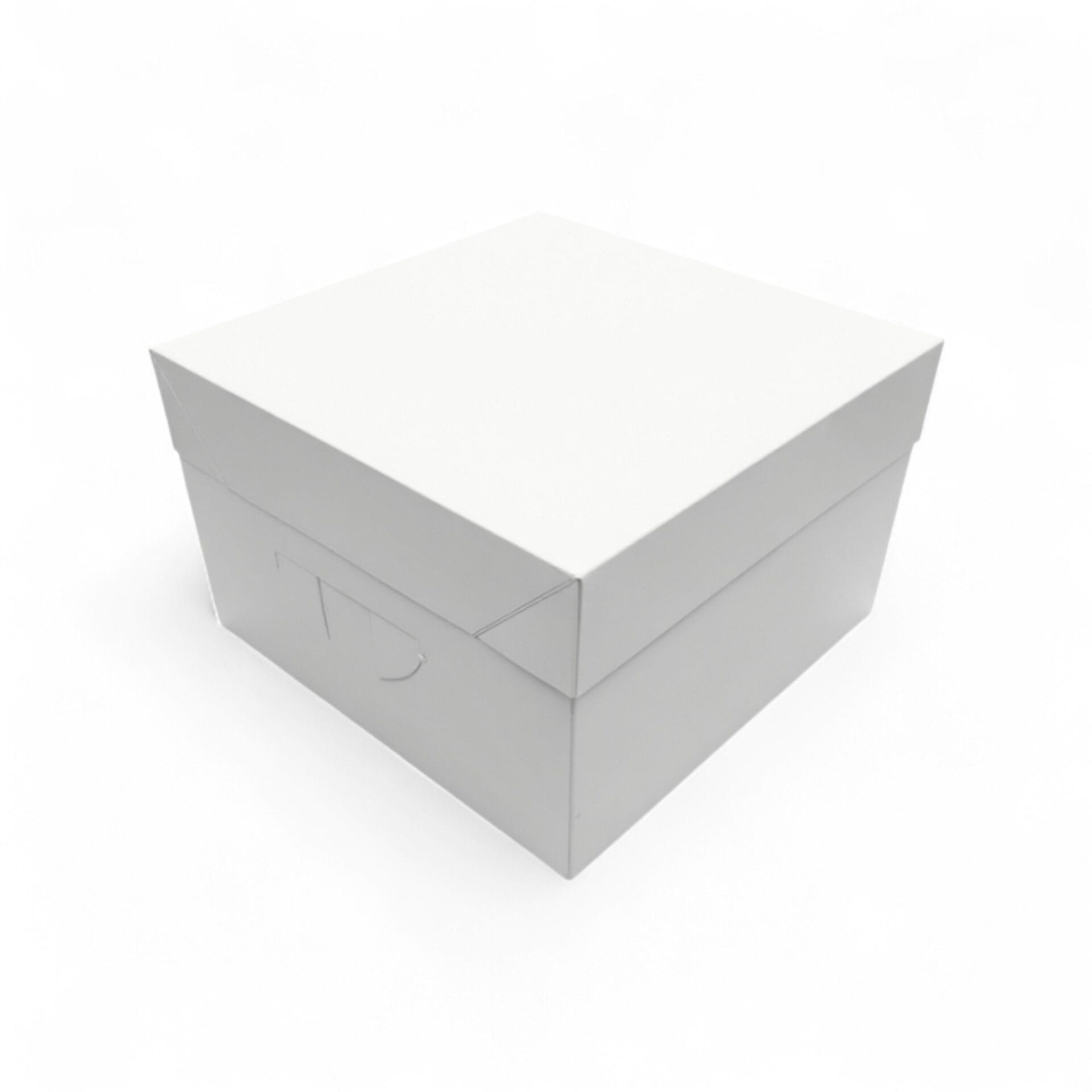 White Square Cake Boxes 10" 12" 14" Wide and 6" Tall - Image 10