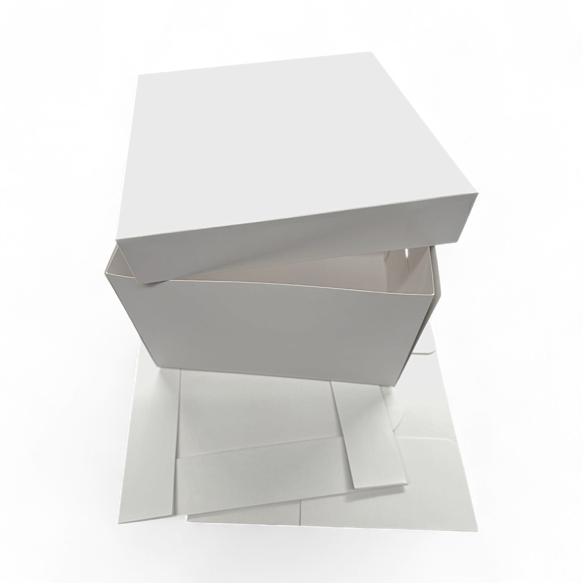 White Square Cake Boxes 10" 12" 14" Wide and 6" Tall - Image 12