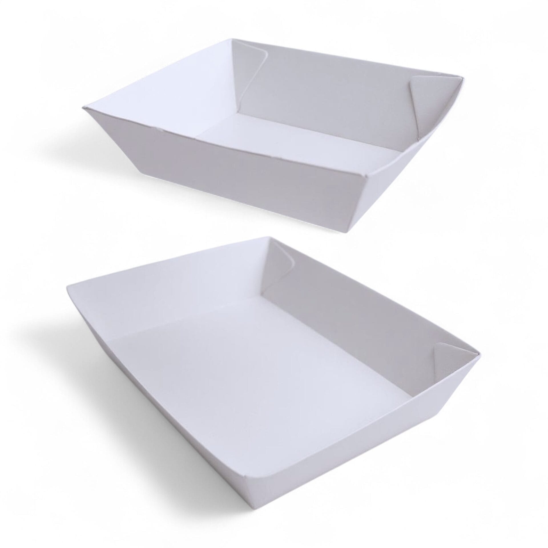 White Food Trays