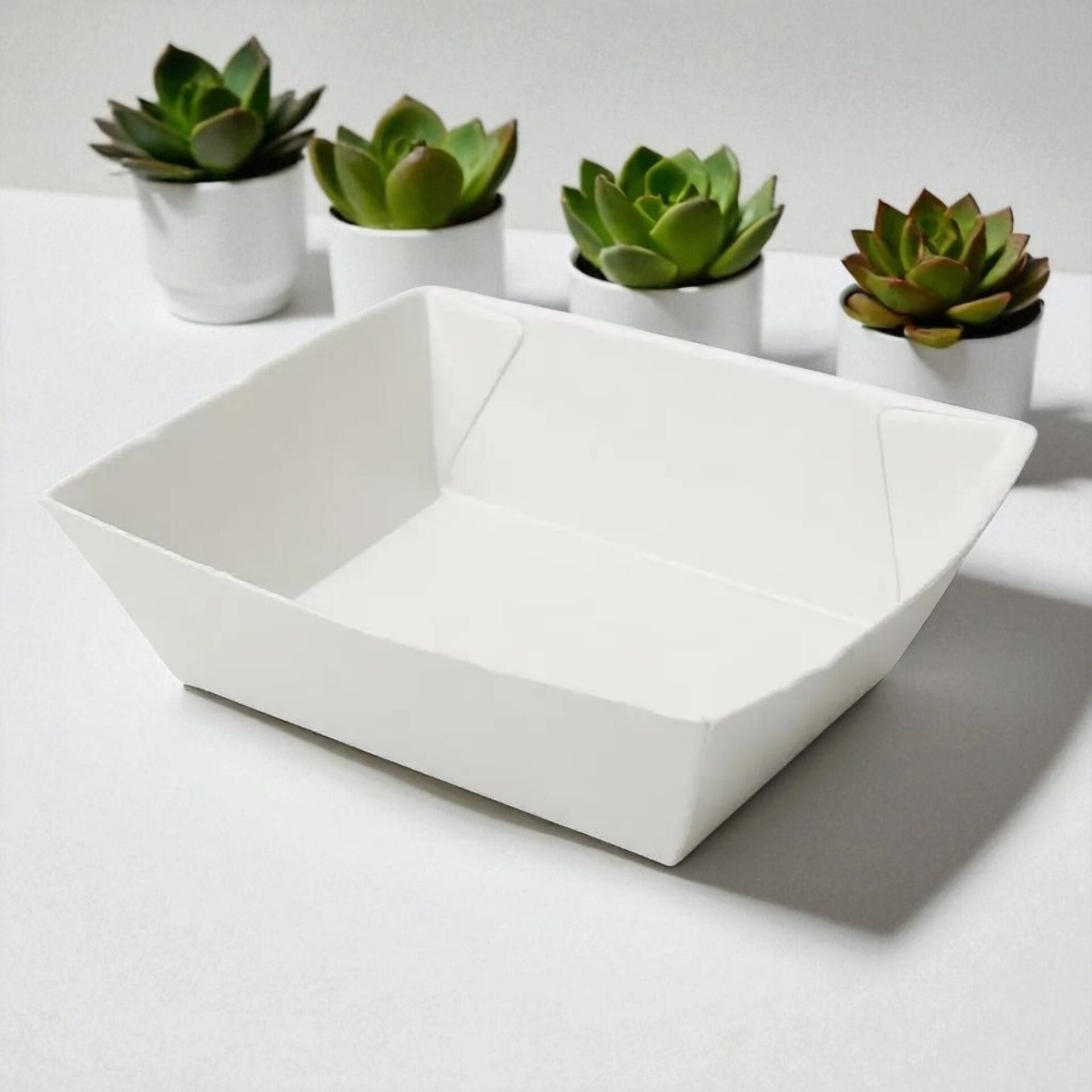 White Food Trays - Image 9