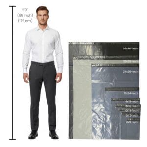 Grey Mailing Bags - Strong Poly Parcel Postage Self Seal Postal Packaging
