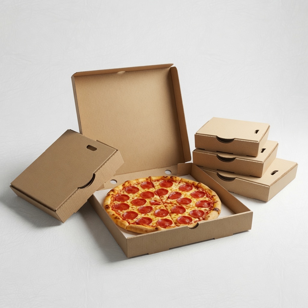 PLAIN PIZZA BOXES